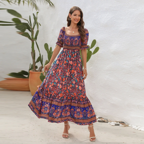 Vestido Boêmio Floral