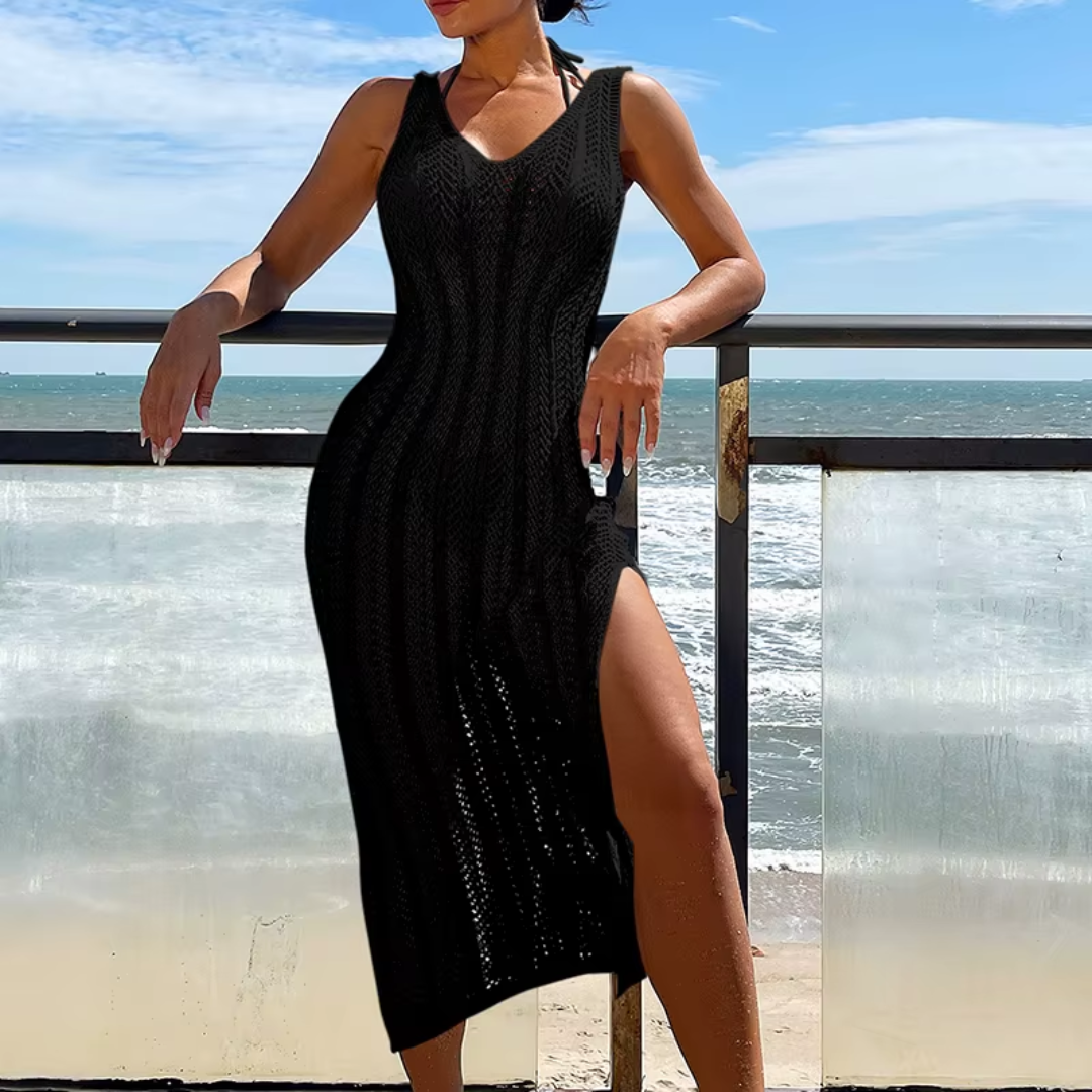 Vestido de malha praia Aghata