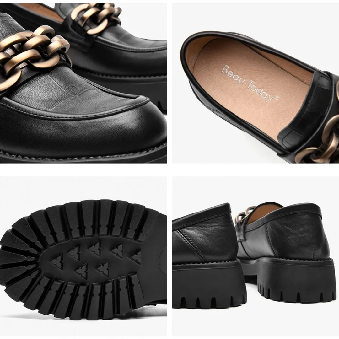 Mocassins de couro Lady Beau