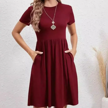 Vestido com manga Fer